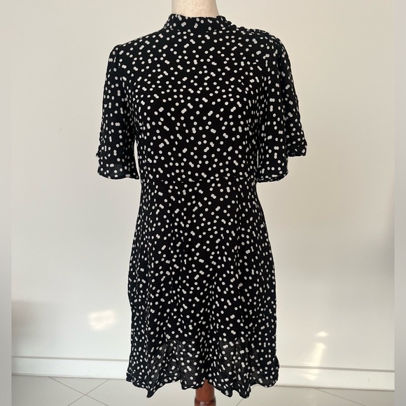 Zara Dresses & Skirts - Zara black dress with white polka dots